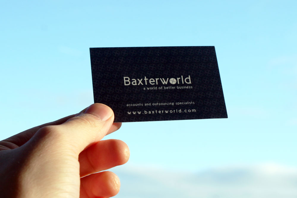 Business Card Design – Baxterworld