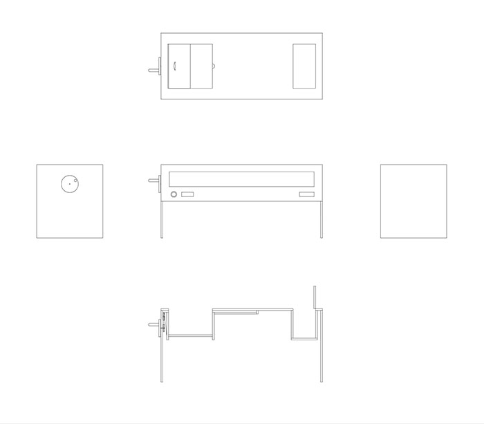 Prop design moving coffee table idea